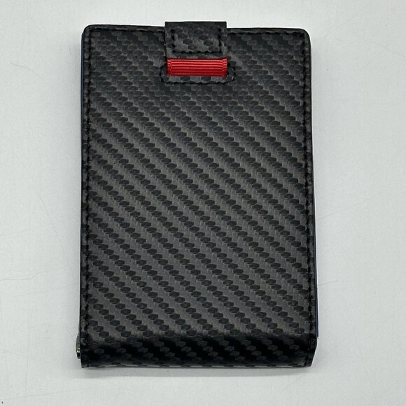 Suavell Ocean Stone Pilot Leather Slim Bi-Fold Wallet for Men RFID Money Clip - Picture 8 of 15